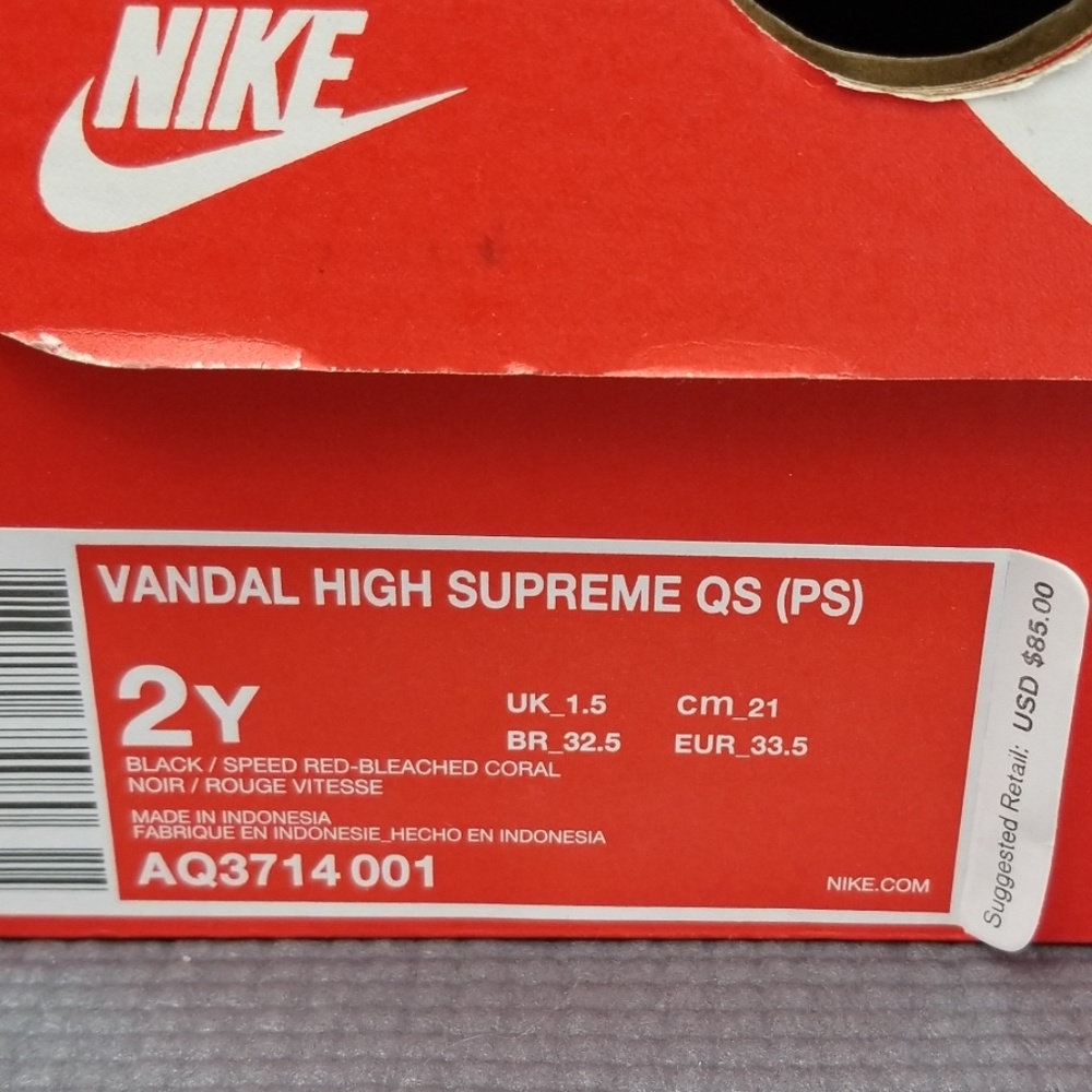 💥Nike Kids Vandal High Supremea QS (PS) - Picture 6 of 6